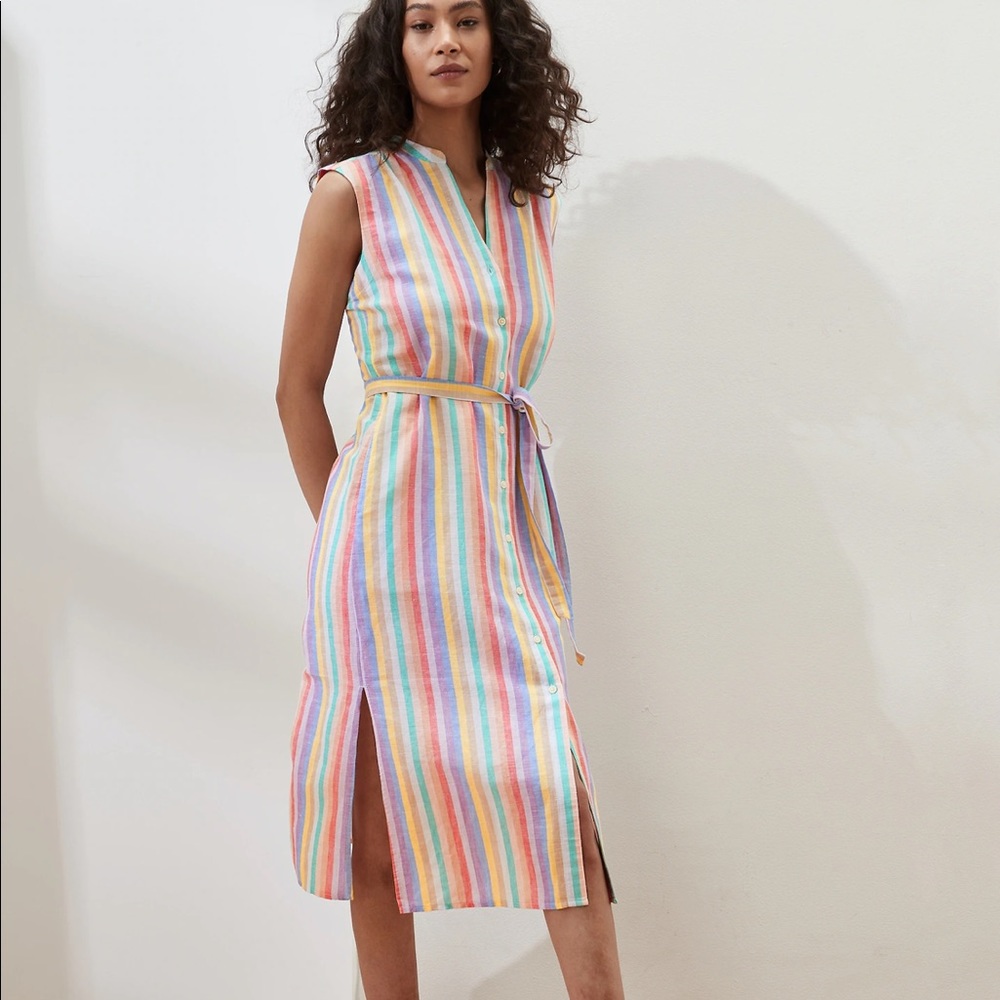 Midi stripe dress
